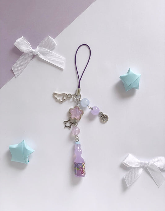 ramune phone charm