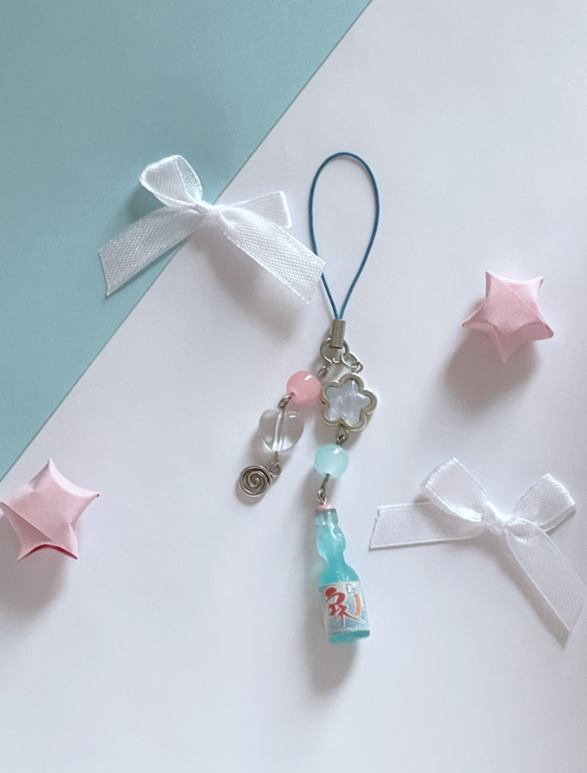ramune phone charm