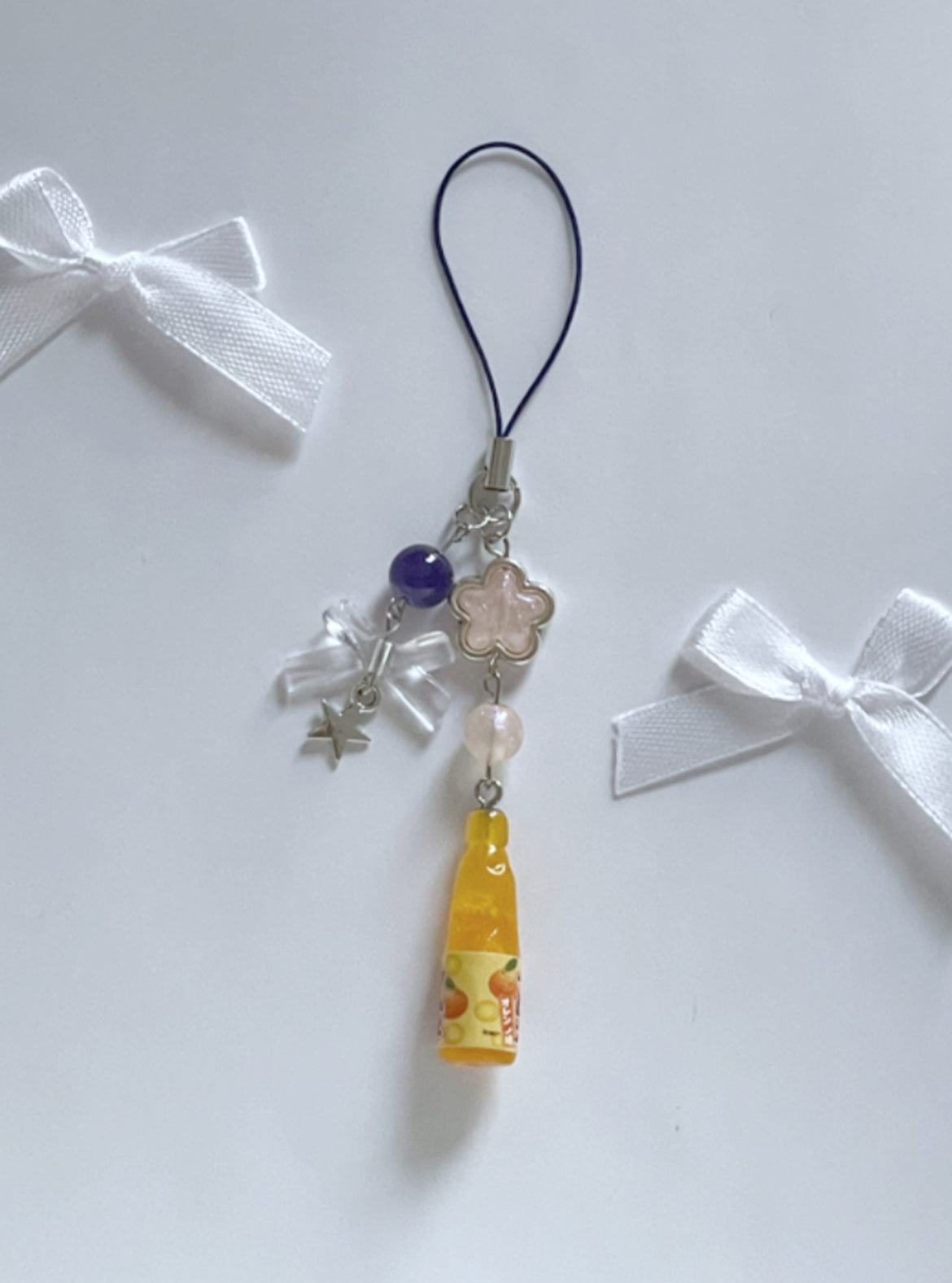 ramune phone charm