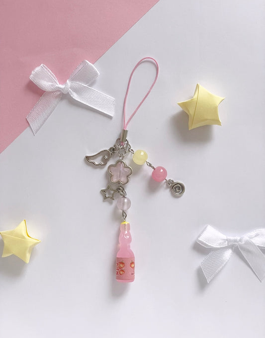 ramune phone charm